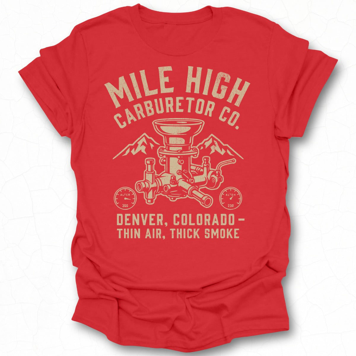 Mile High Carburetor Co Denver Colorado T-shirt