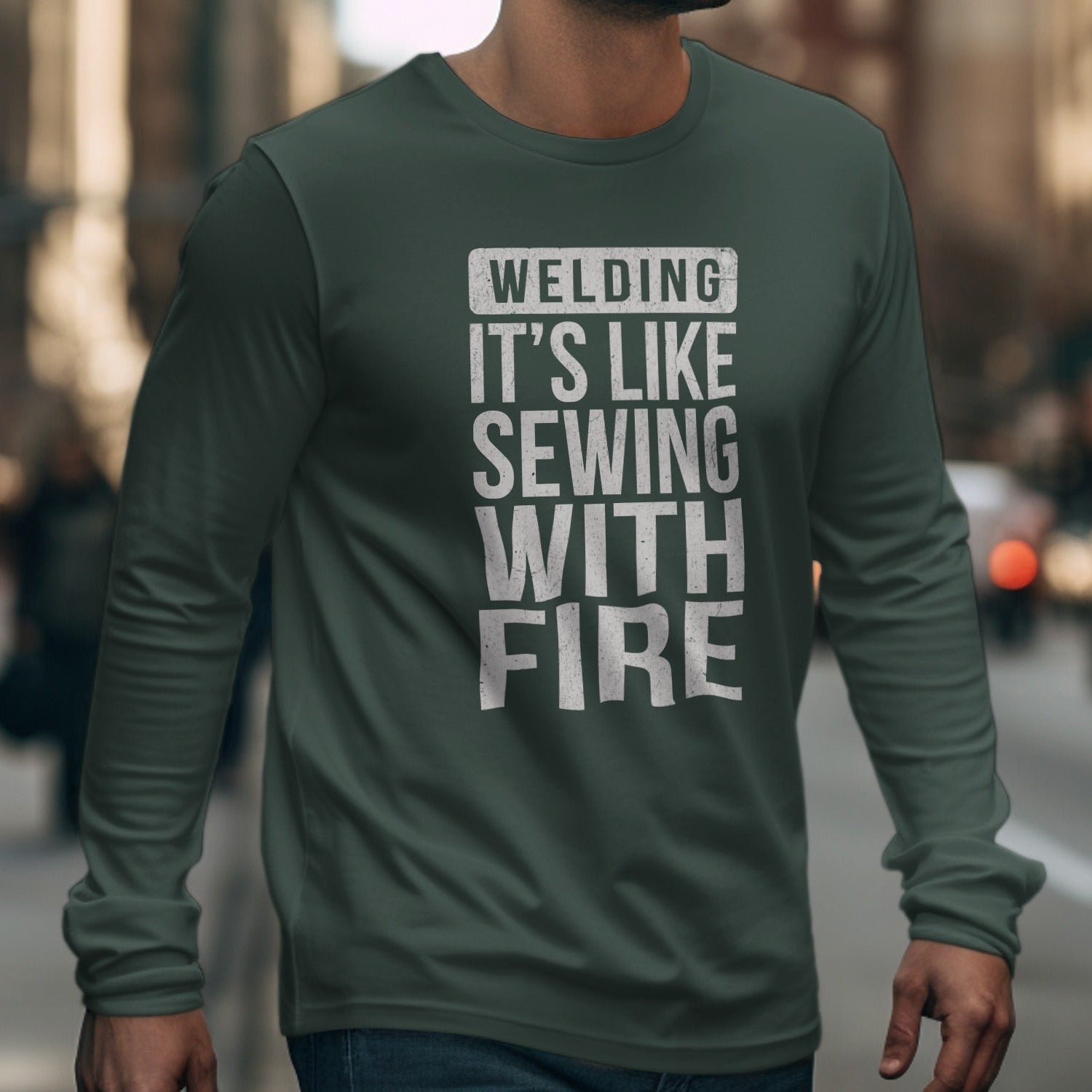 Welding It's Like Sewing with Fire Shirt
