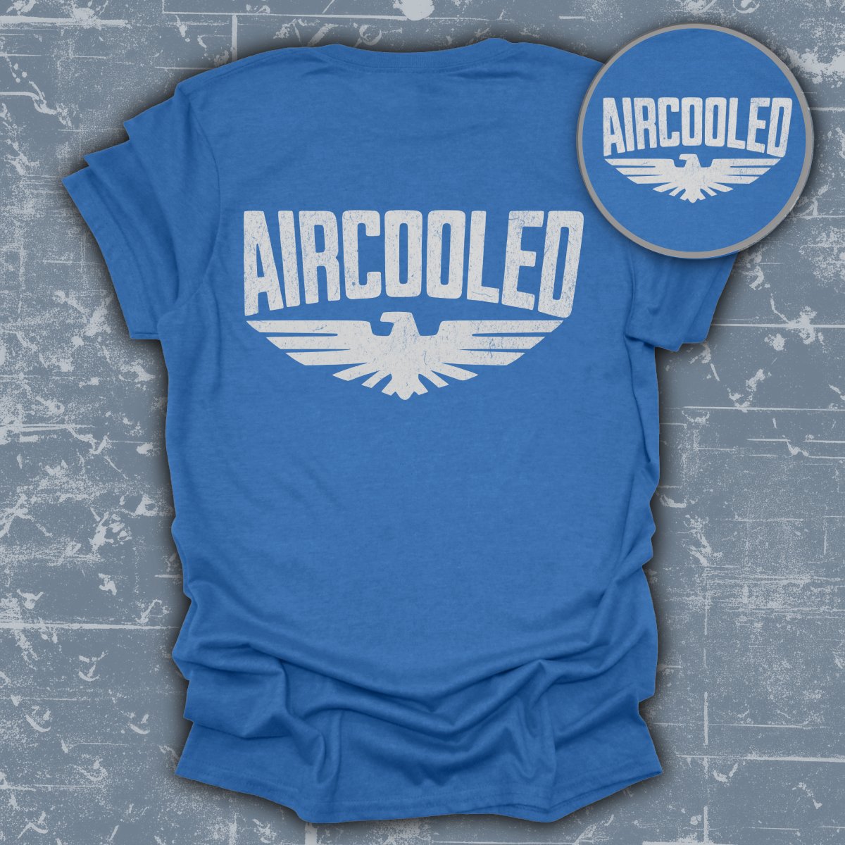 Aircooled Eagle Graphic Vintage Style T-Shirt Product