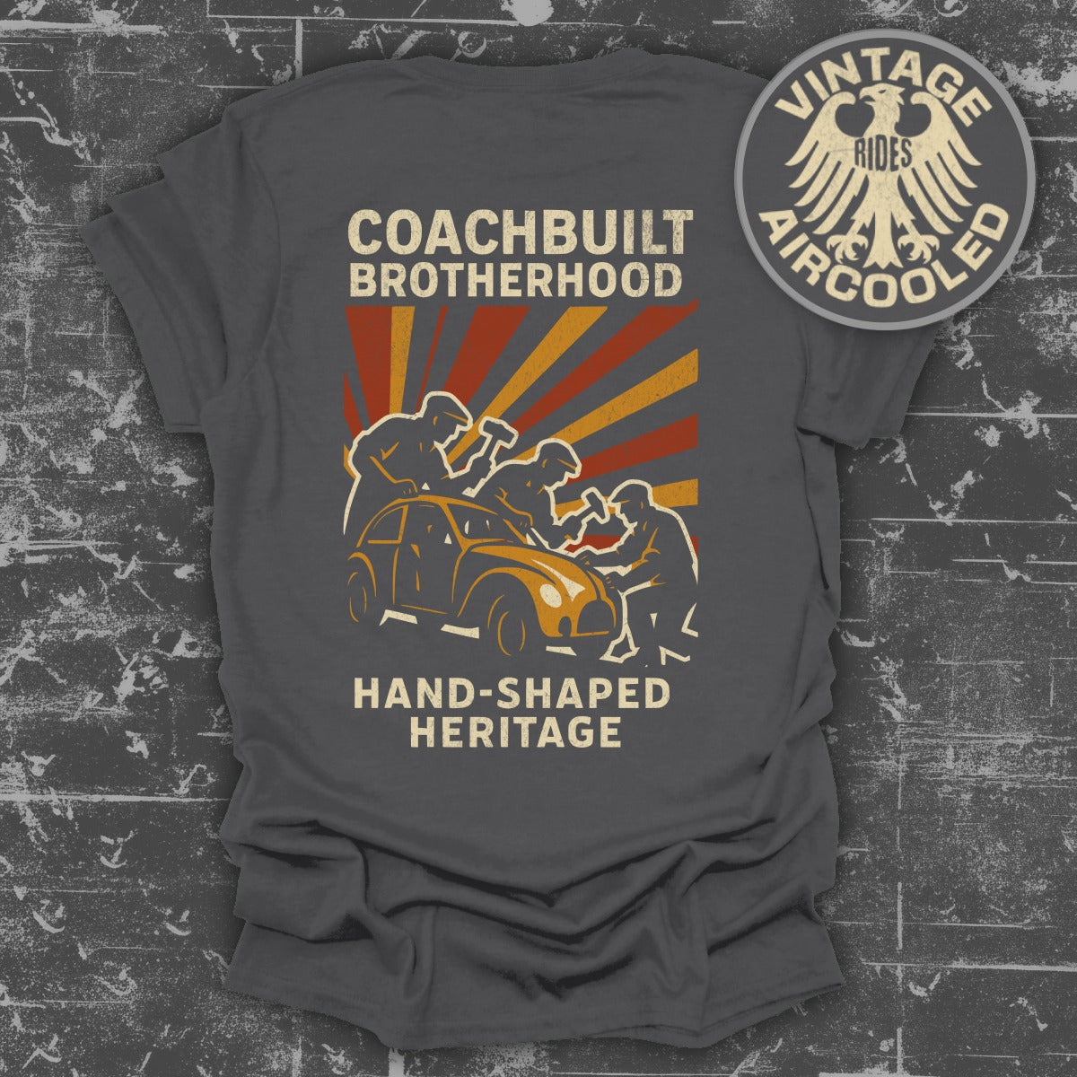 Coachbuilt Brotherhood Hand-Shaped Heritage T-Shirt Product