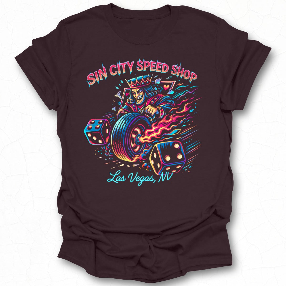 Sin City Speed Shop T-shirt Las Vegas NV Graphic Tee