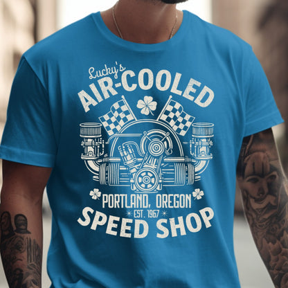 Lucky's Air-Cooled Speed Shop T-Shirt product type