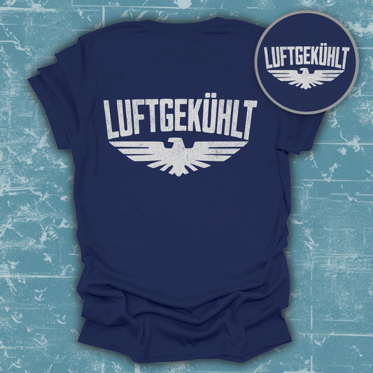 Luftgekühlt Eagle Graphic Navy Blue Shirt product