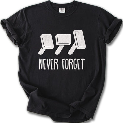 VHS Cassette Never Forget Graphic T-Shirt Product