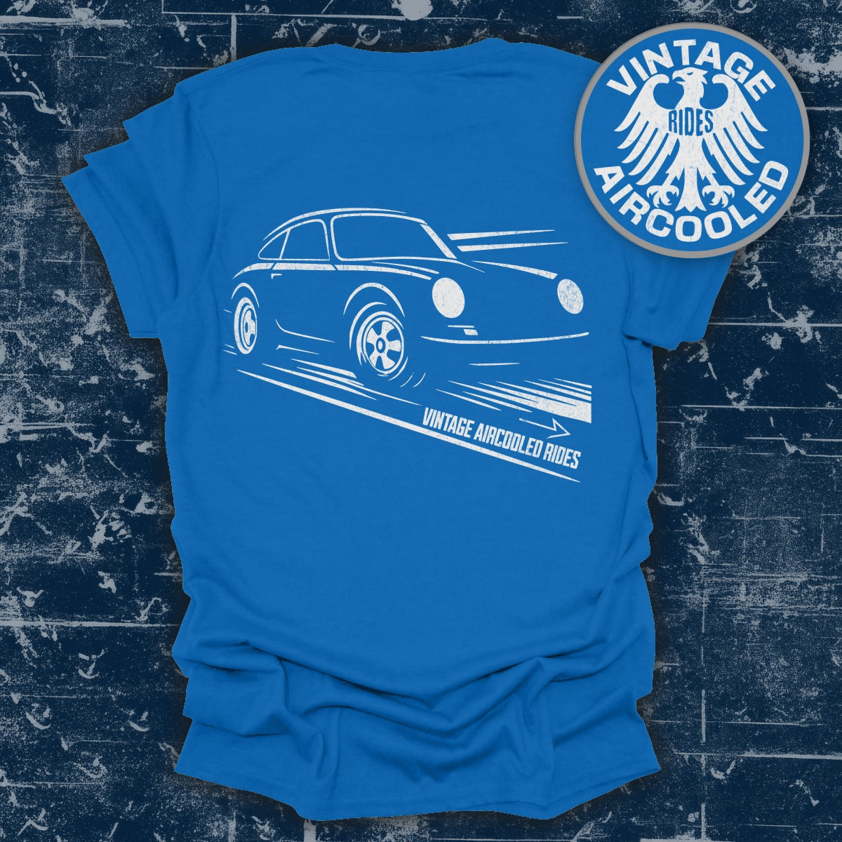 Classic Blue Retro Vintage Car Graphic T-Shirt product