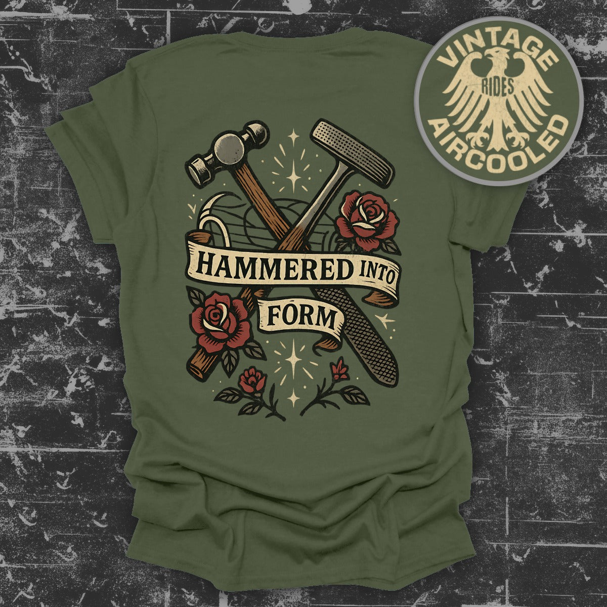 Hammered Into Form Vintage Rides Aircooled T-Shirt product type