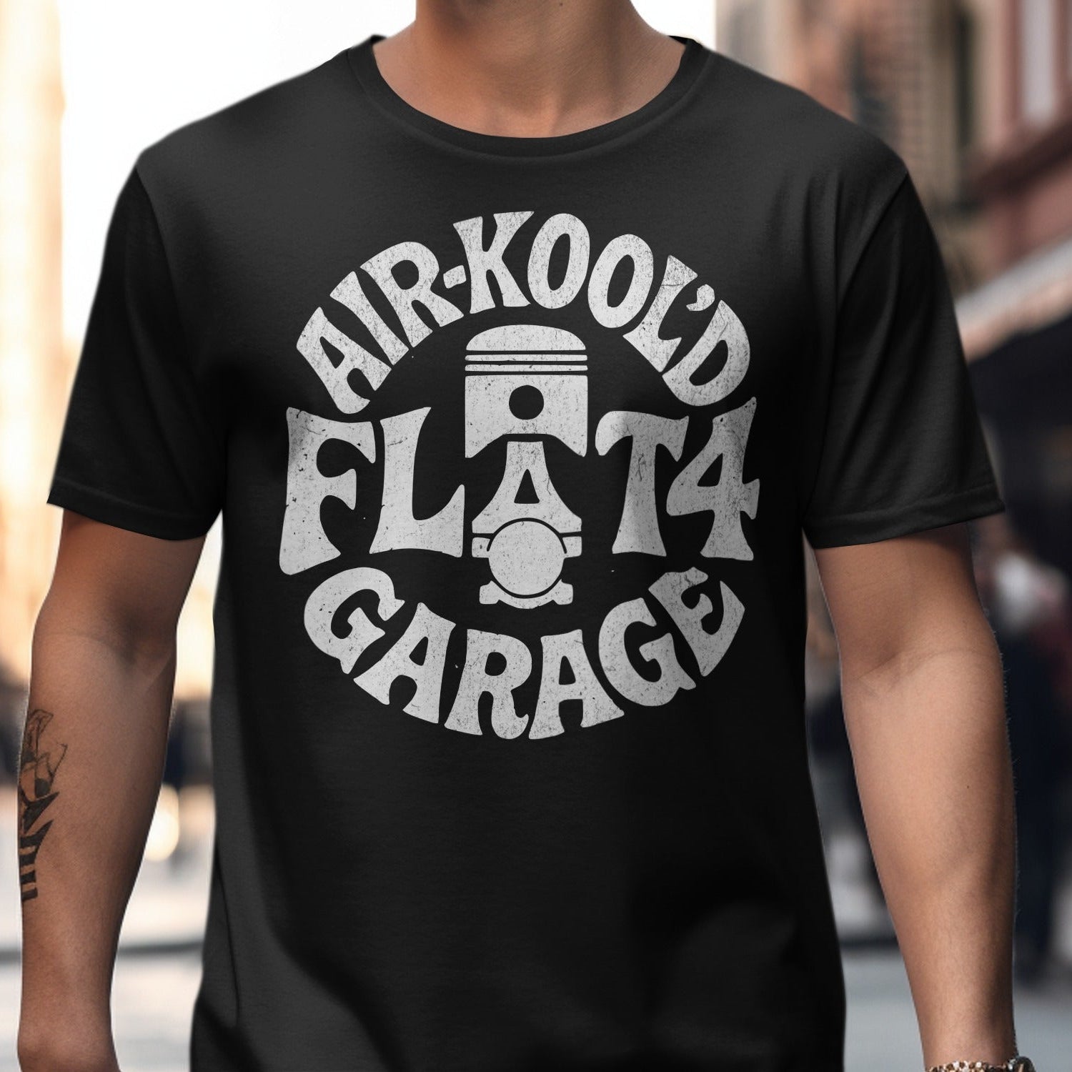 Air-Kool'd Flat4 Garage Printed T-shirt product type