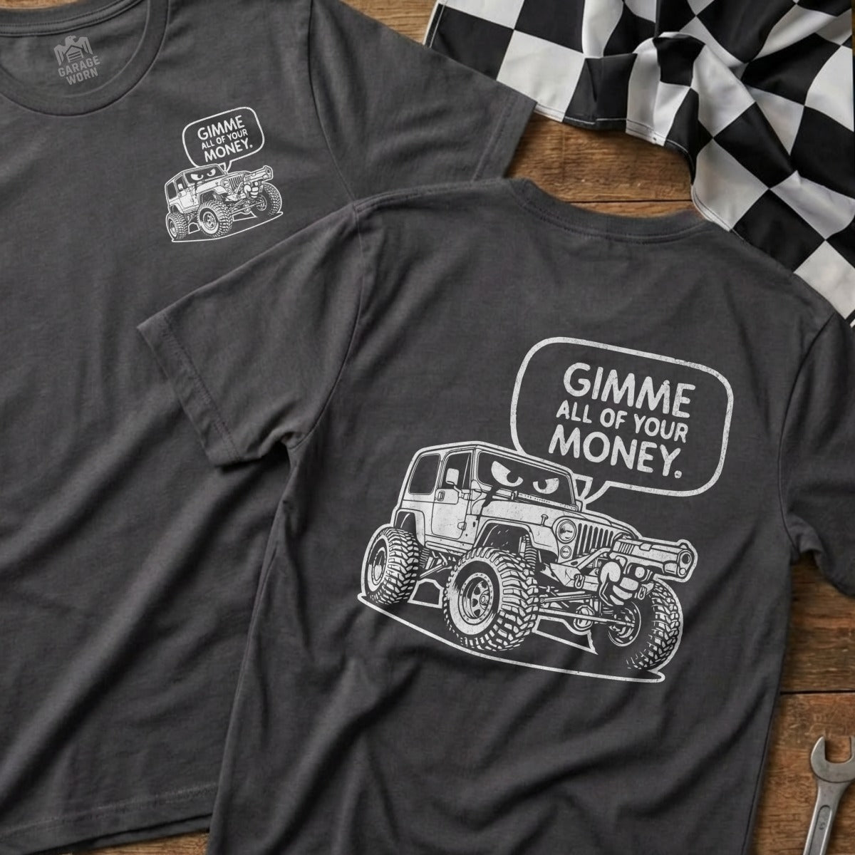 Gimme All of Your Money Graphic Tee Shirt