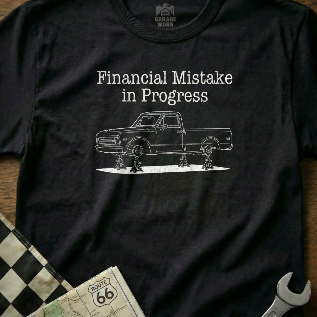 Financial Mistake in Progress Graphic T-Shirt