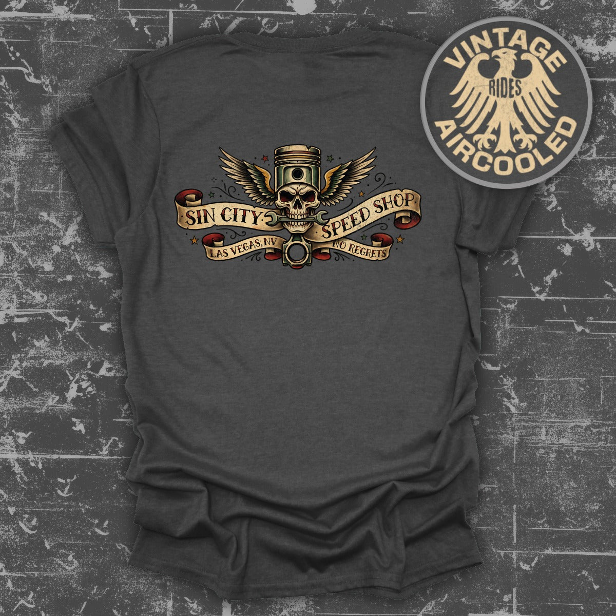 Sin City Speed Shop Las Vegas Vintage Aircooled Rides shirt