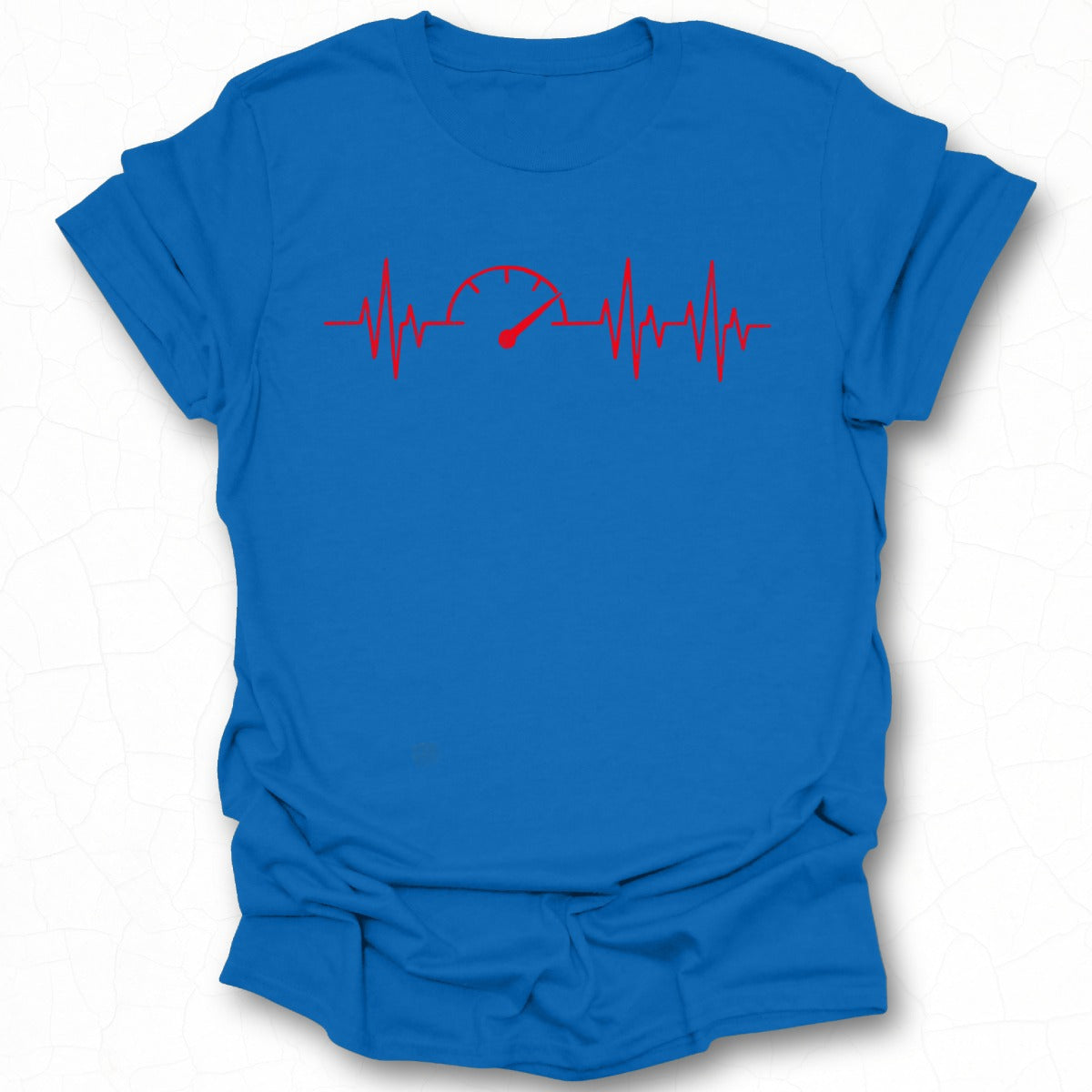 Heartbeat Speedometer Graphic Print T-Shirt