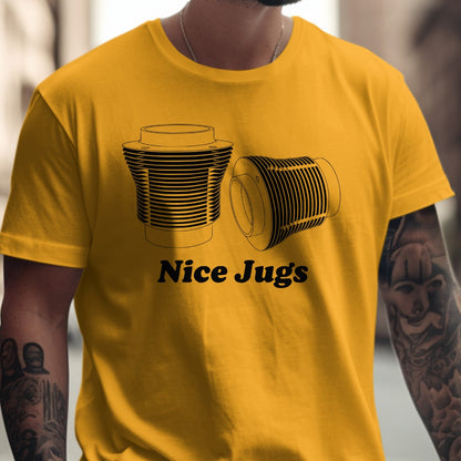 Nice Jugs Illustration Graphic Tee Shirt Product