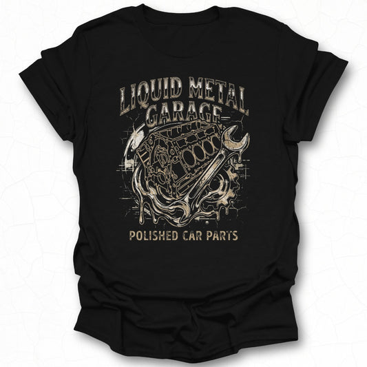Liquid Metal Garage Polished Car Parts T-shirt