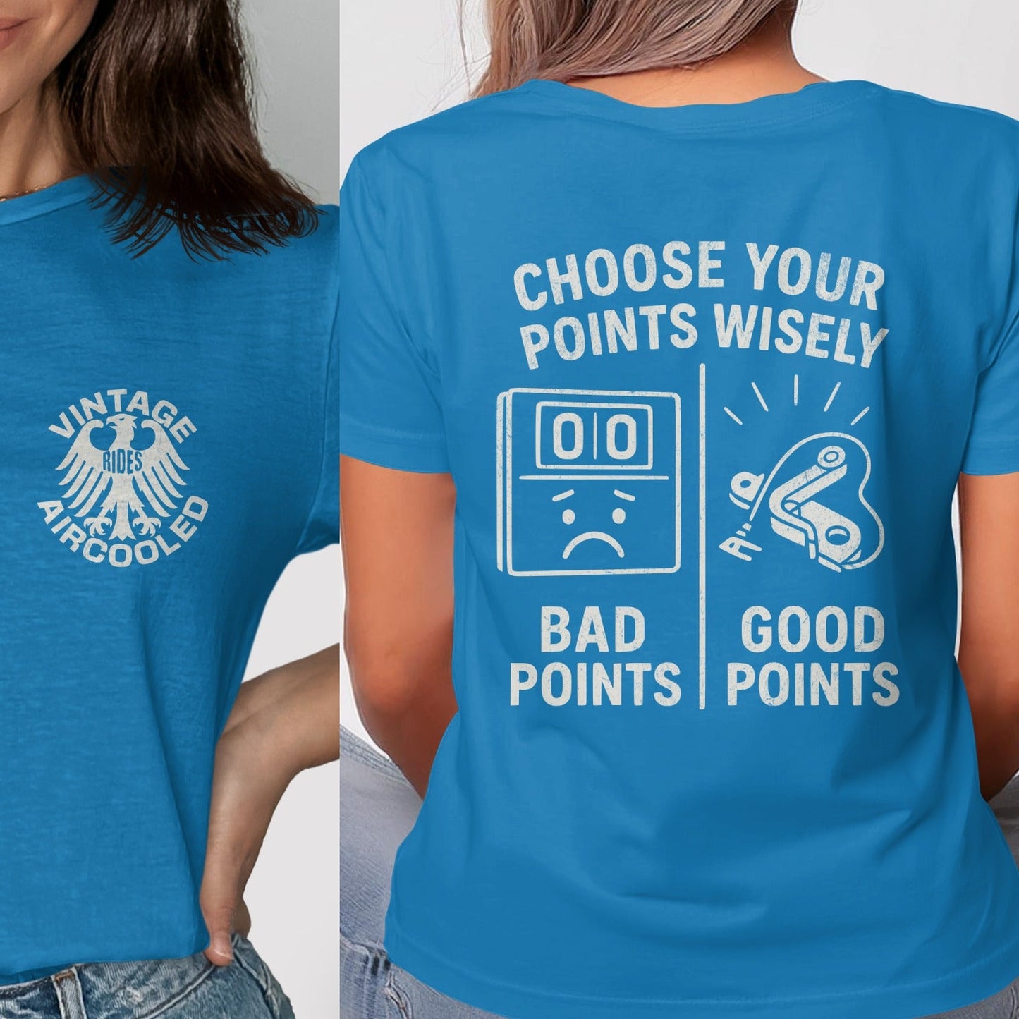 Vintage Aircooled Choose Your Points Wisely T-shirt product