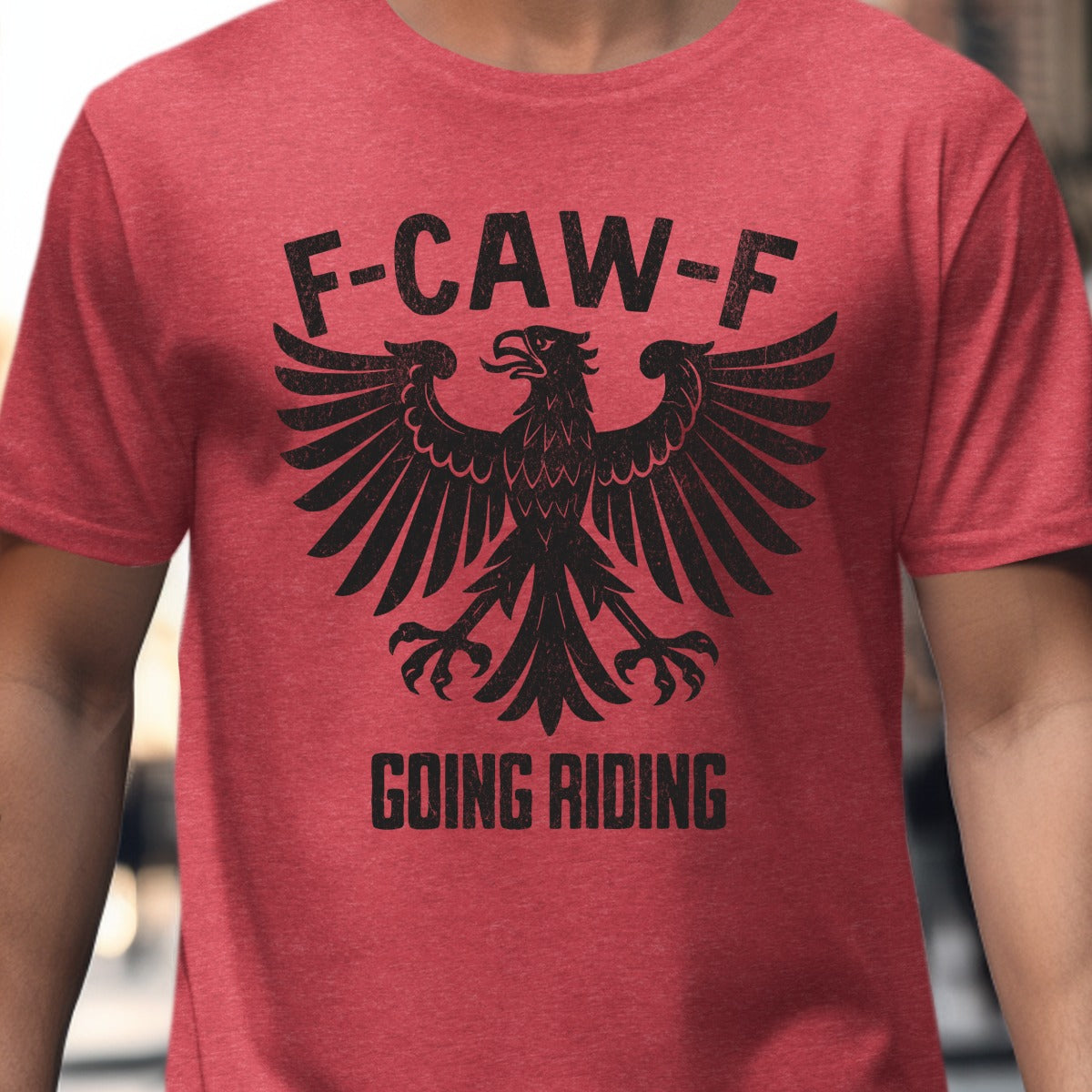 F-CAW-F Going Riding Bold Eagle Graphic Shirt