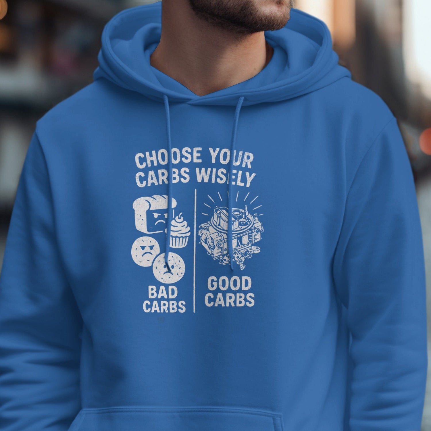 Choose Your Carbs Wisely Bad Carbs Good Carbs Hoodie