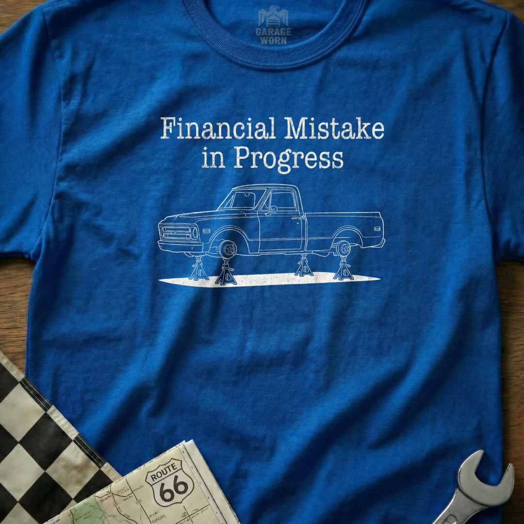 Financial Mistake in Progress Graphic T-shirt