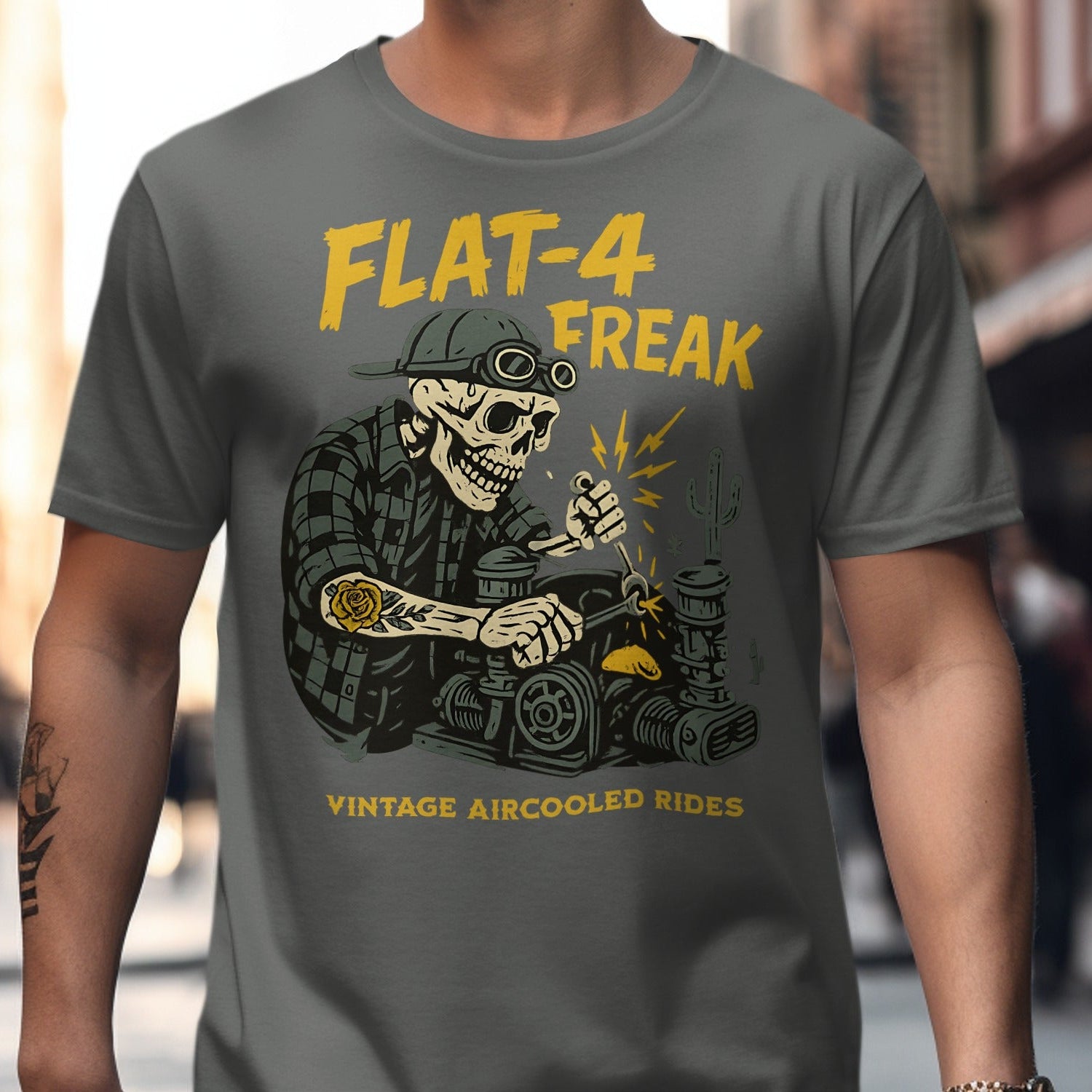Flat-4 Freak Vintage Aircooled Rides T-shirt product