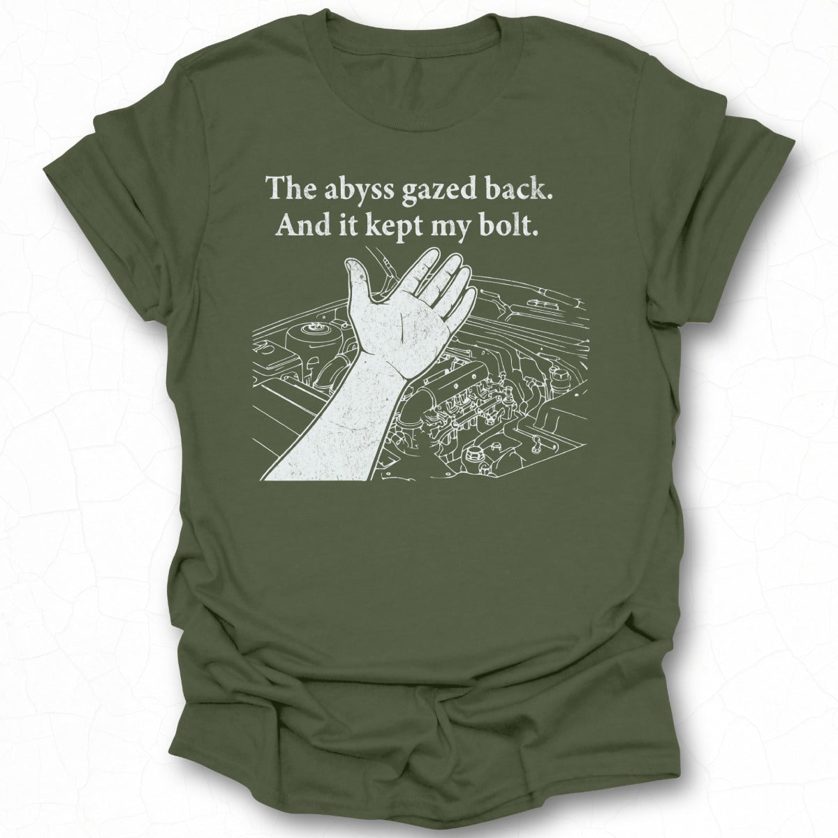 The Abyss Gazed Back And It Kept My Bolt T-shirt