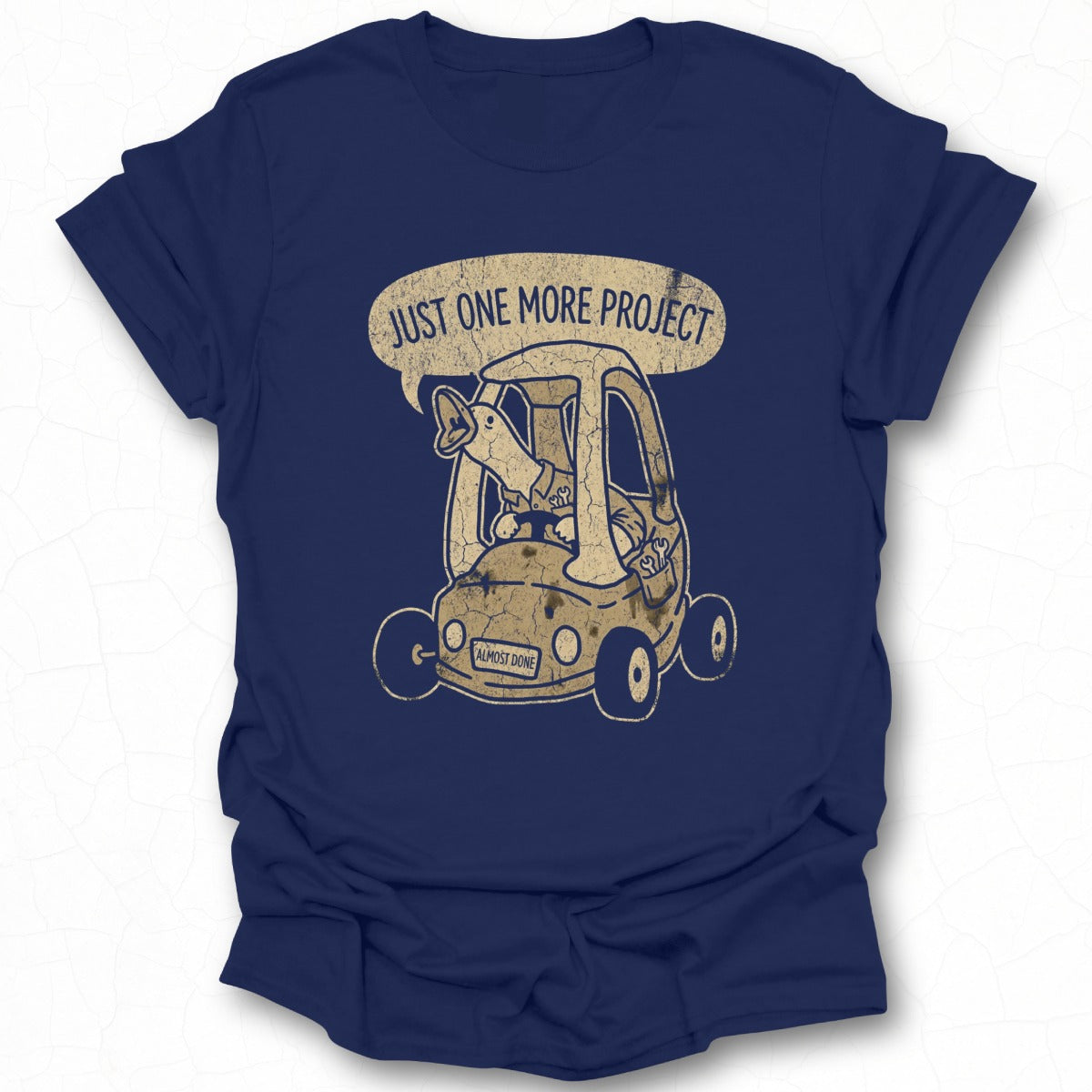 Just One More Project Funny Car Graphic T-Shirt