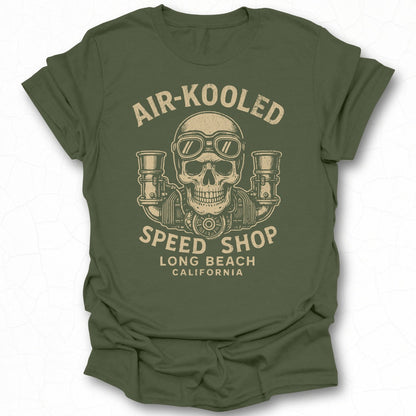 Air-Kooled Speed Shop Long Beach California T-Shirt