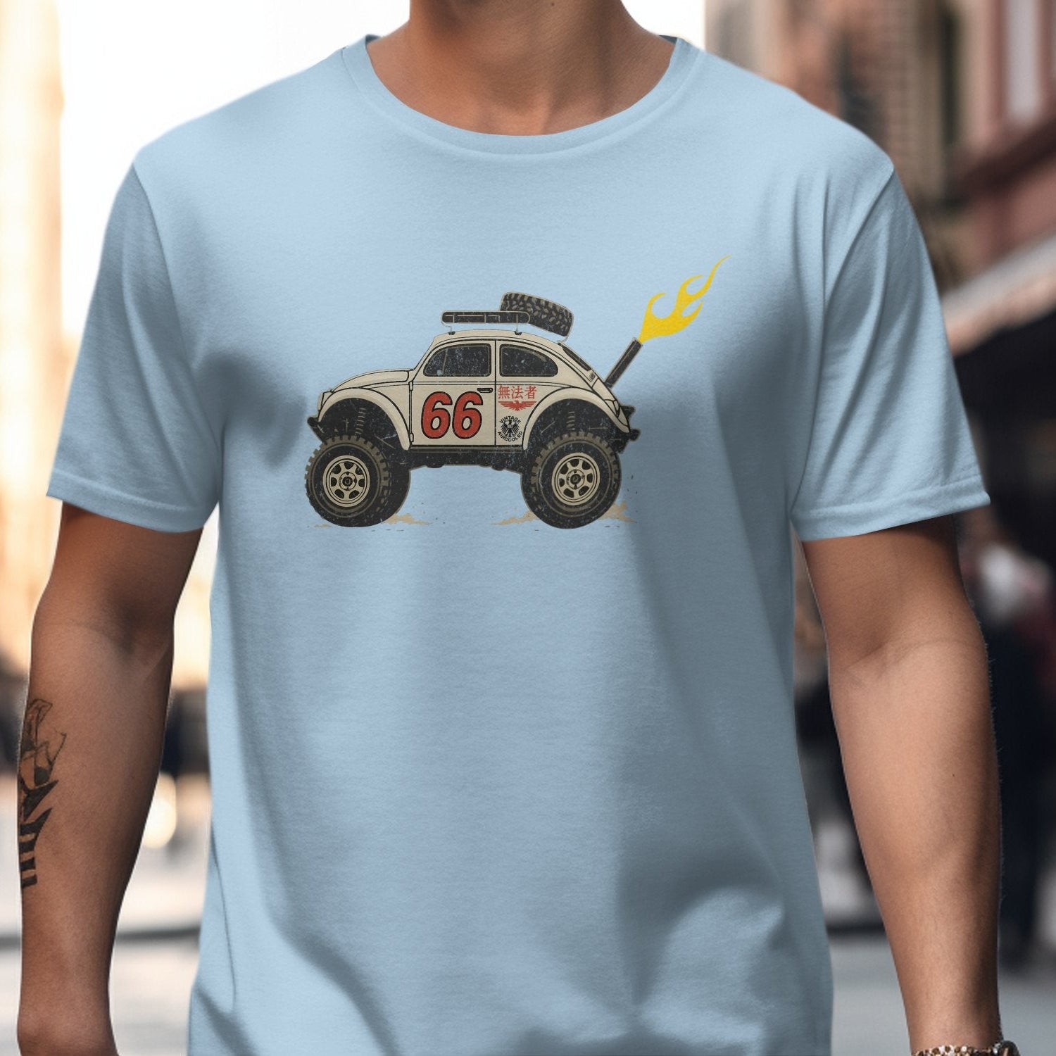 Offroad Car Graphic Printed T-Shirt clothing product