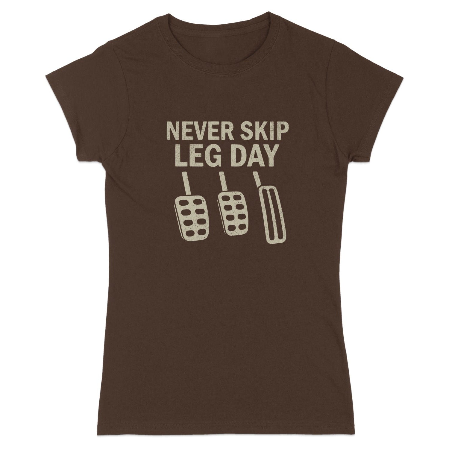 Never Skip Leg Day Funny Workout T-shirt