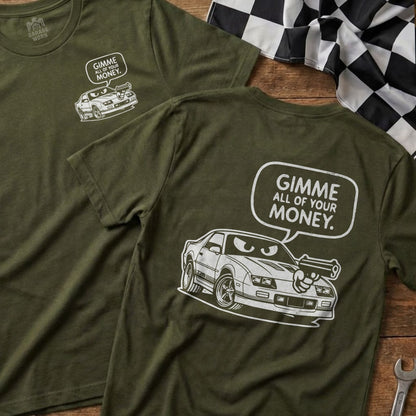 Camaro Z28 Car Gimme ALL OF YOUR MONEY Funny product type