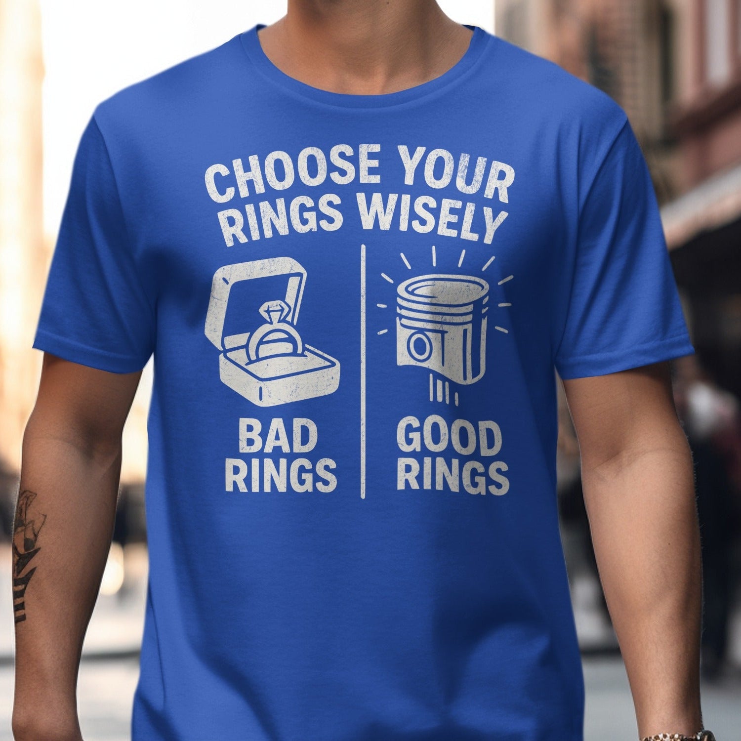 Choose Your Rings Wisely Bad Good Rings T-shirt product