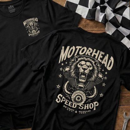 Motorhead Speed Shop Detroit Michigan T-shirt