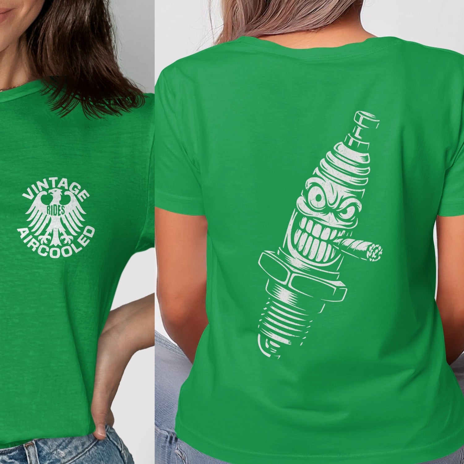 Vintage Aircooled 1965 Spark Plug Design Shirt product