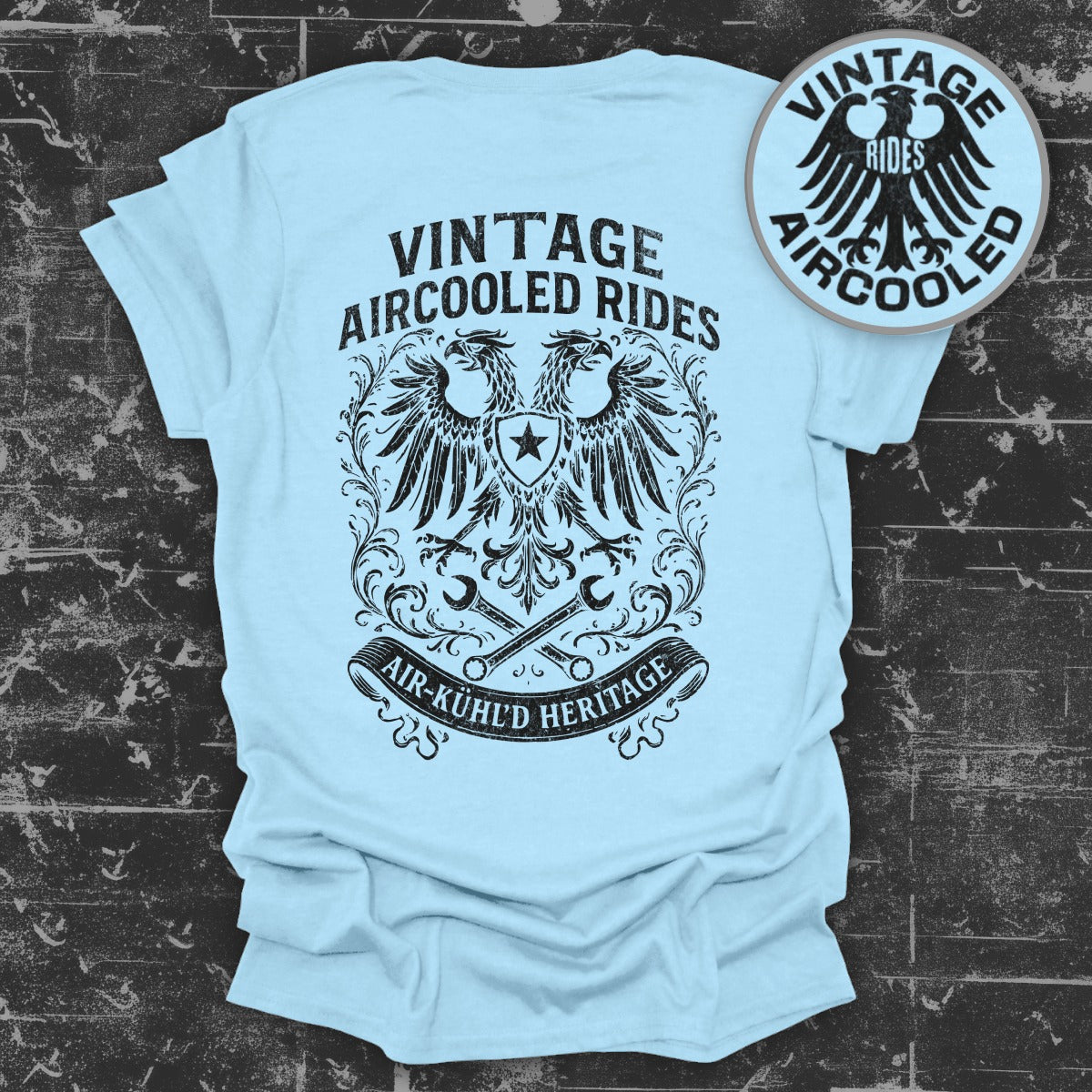 Vintage Aircooled Rides Airkühl Heritage T-shirt