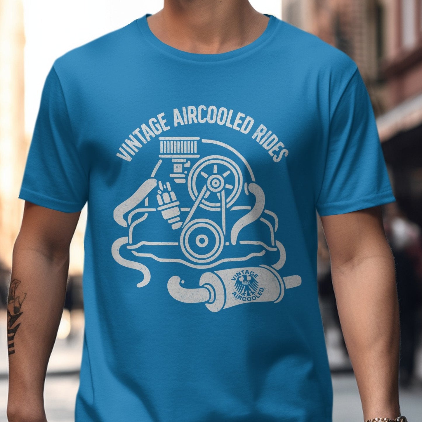 Vintage Aircooled Rides Graphic Tee product