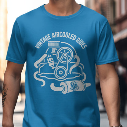 Vintage Aircooled Rides Graphic Tee product