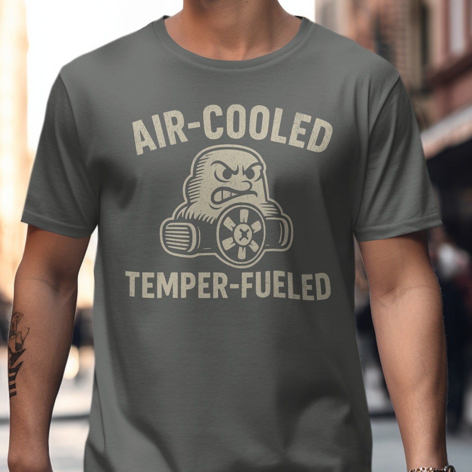 Air-Cooled Temper-Fueled Graphic T-Shirt product type