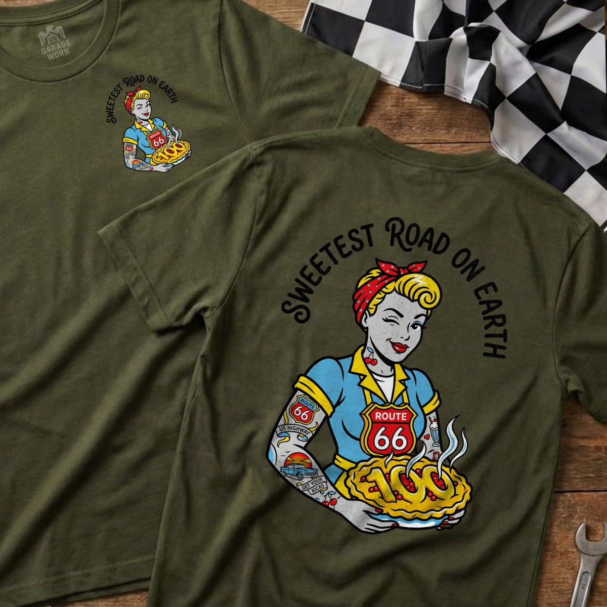 Sweetest Road On Earth Route 66 Pin-Up Pie product type