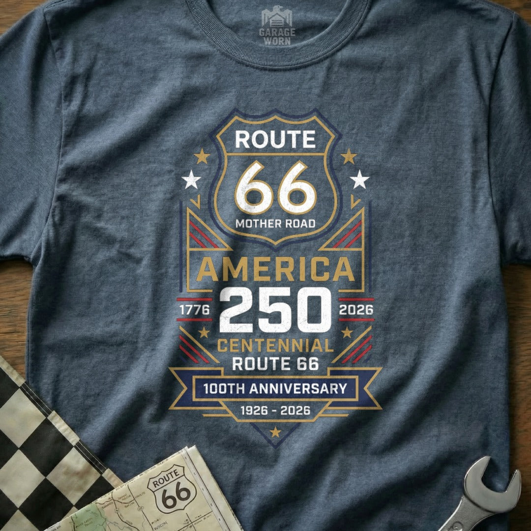 Route 66 Centennial America 100th Anniversary 1926-2026 t-shirt.