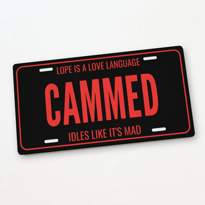 Lope Is A Love Language Cammed Car Guy License Plate Sign - 12 x 6 in aluminum vanity plate