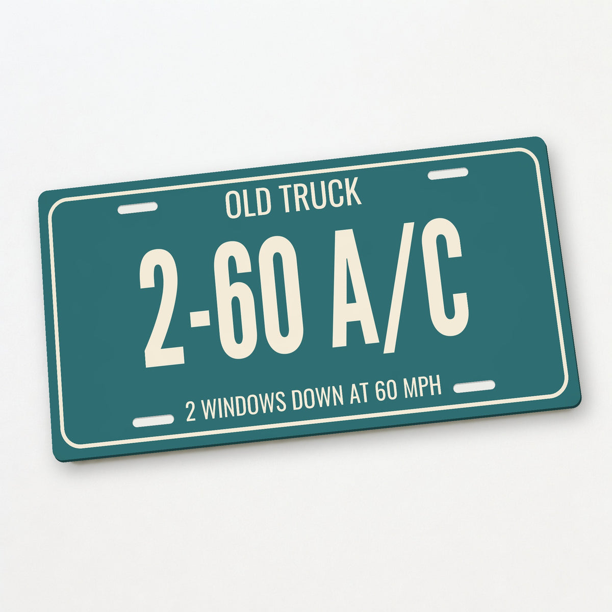 Old Truck 2-60 A/C Truck License Plate - 12 x 6 in aluminum license plate