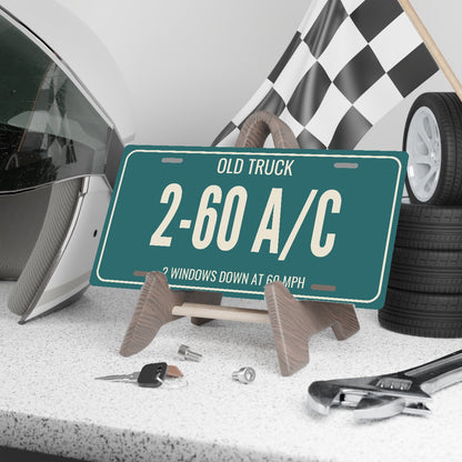 Old Truck 2-60 A/C Truck License Plate - 12 x 6 in aluminum license plate