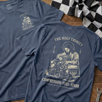 THE HOLY TRINITY COMPRESSION FUEL SPARK GARAGE WORN product type