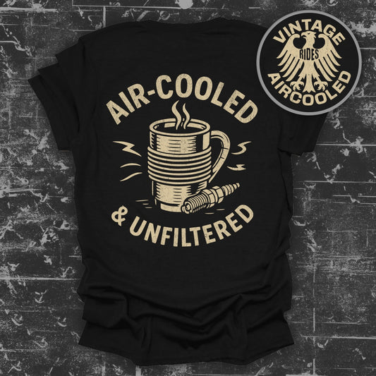 Air Cooled and Unfiltered Vintage Rides t-shirt product type