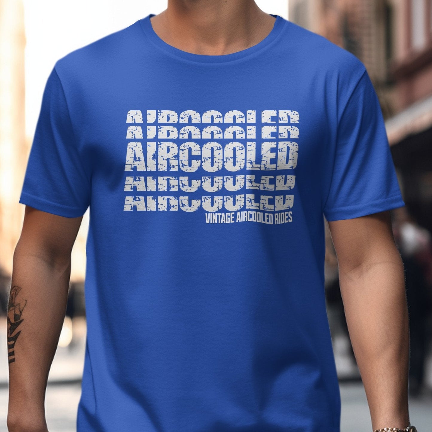 Vintage Aircooled Rides Graphic Tee Shirt product