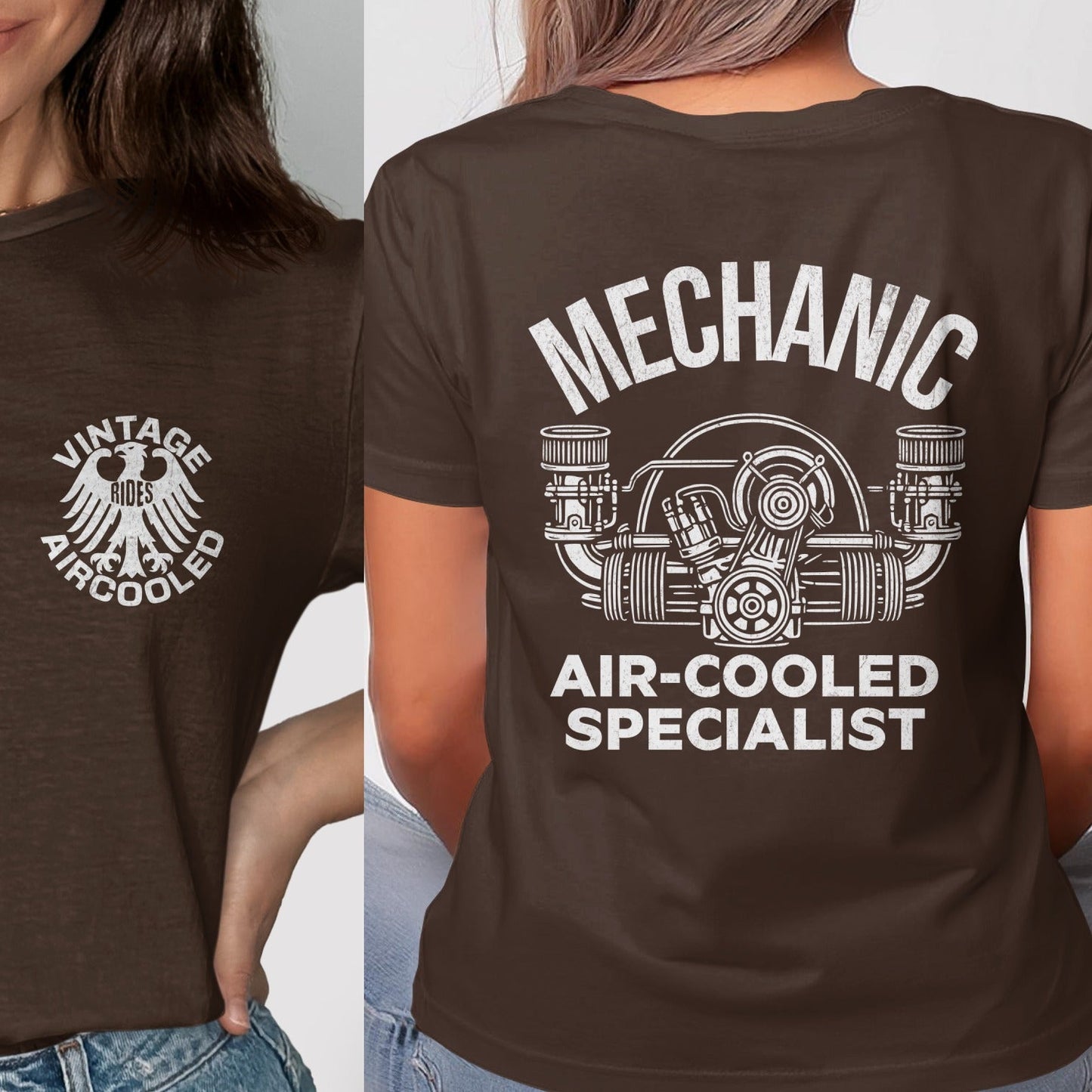 Vintage Air Cooled Mechanic Specialist T-Shirt product type