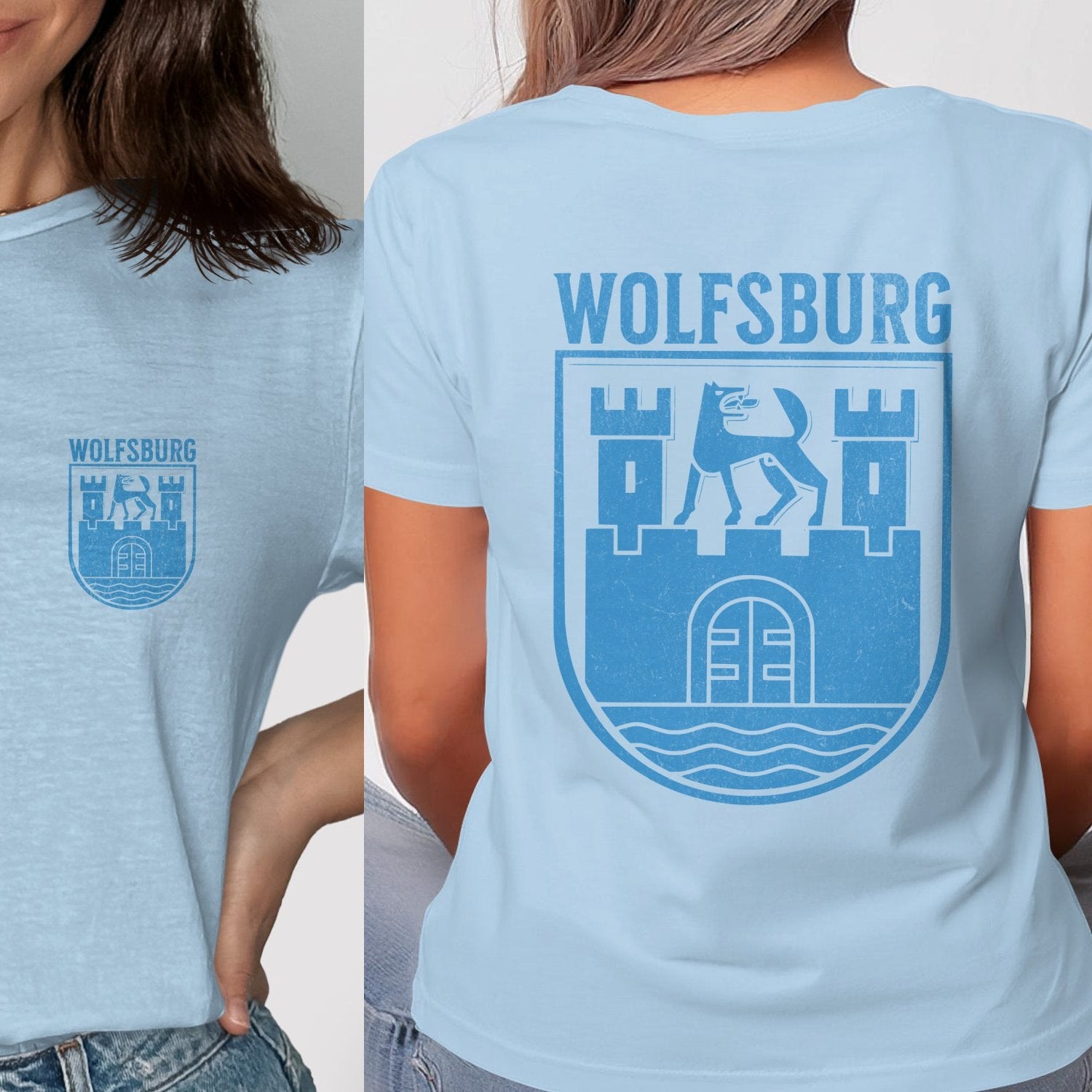 Light Blue Wolfsburg Crest T-shirt product