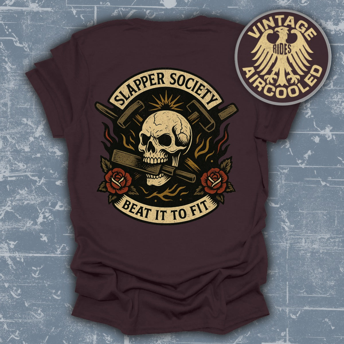 Slapper Society Beat It To Fit Vintage Rides T-Shirt product