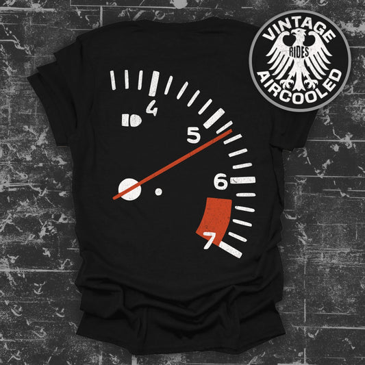 Vintage Rides Aircooled Speedometer Graphic T-Shirt product