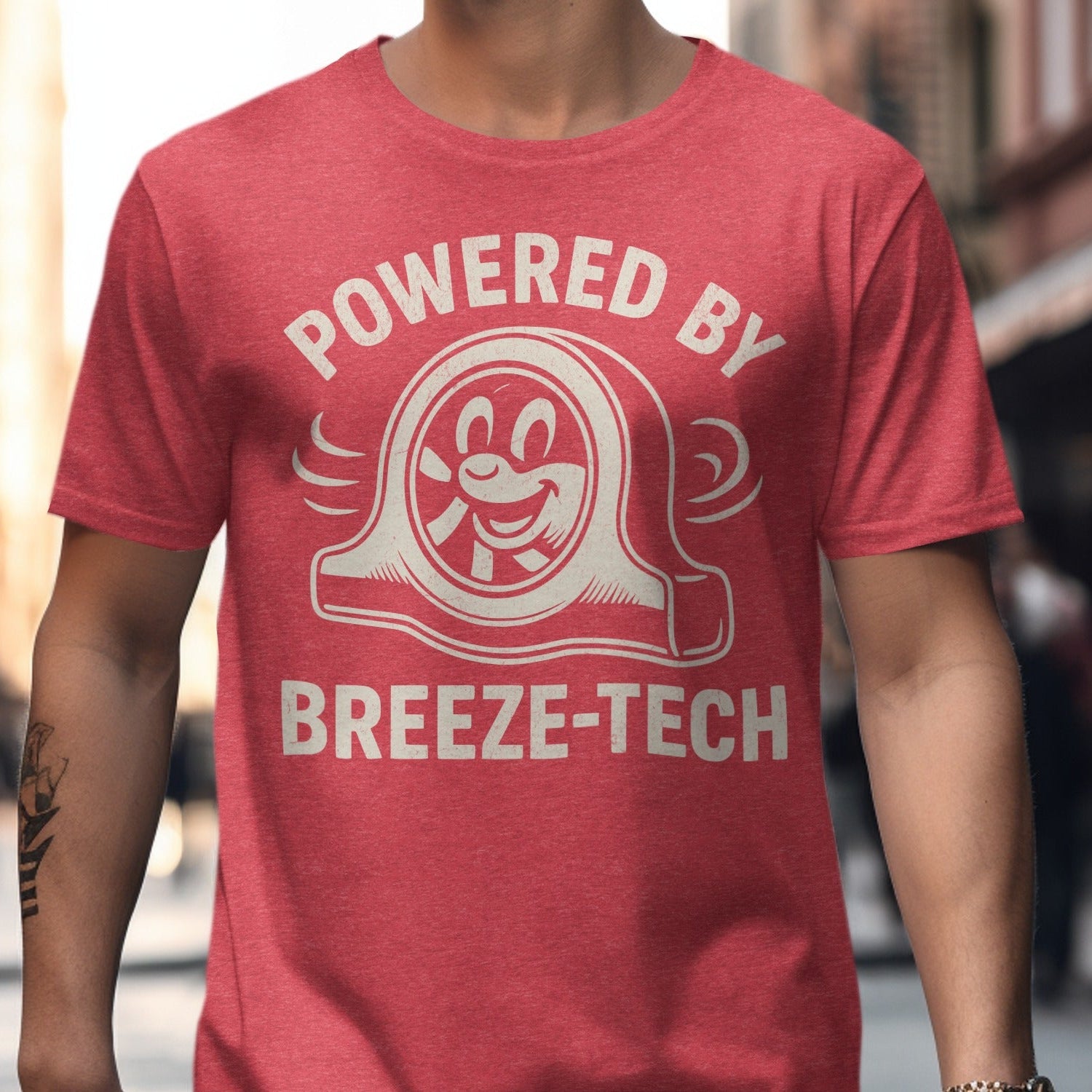 Powered by Breeze-Tech Graphic T-shirt product type