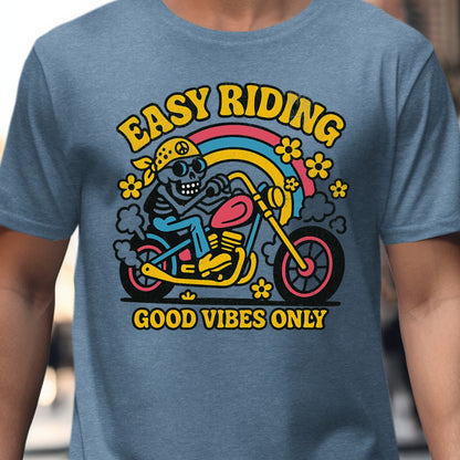 Good Vibes Only Easy Riding Graphic T-Shirt product