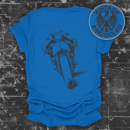 Vintage Rides Aircooled Motorcycle Graphic T-shirt product
